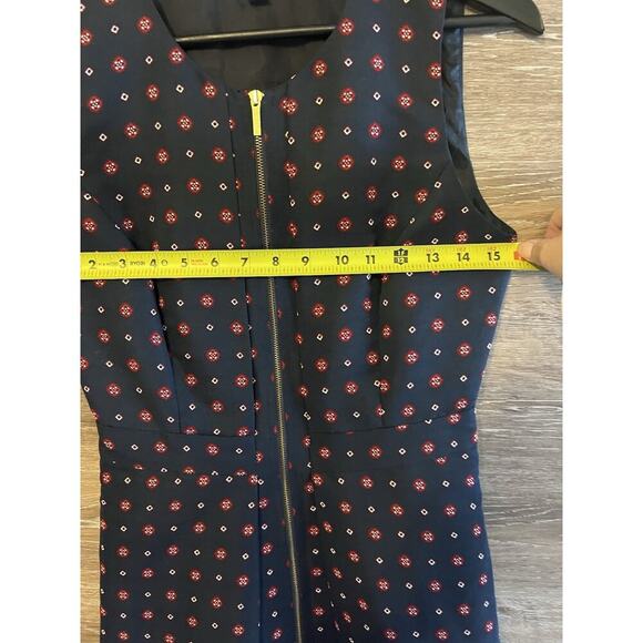 Tommy Hilfiger Dress Women Size 2 Navy Zip Front Career Office - Picture 4 of 7